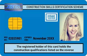 Blue CSCS Card