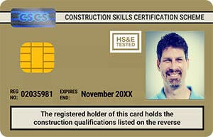 Gold CSCS Card